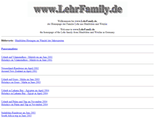 Tablet Screenshot of lehrfamily.de